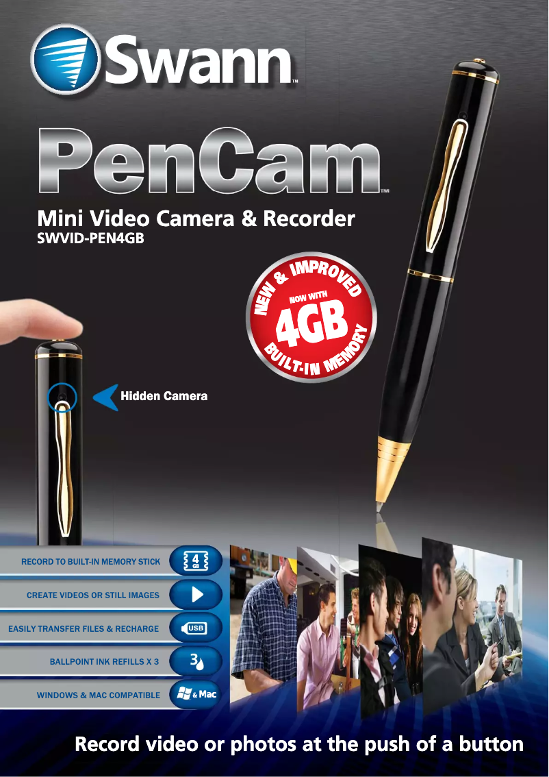 Image de la première page du manuel de l'appareil SWVID-PEN4GB