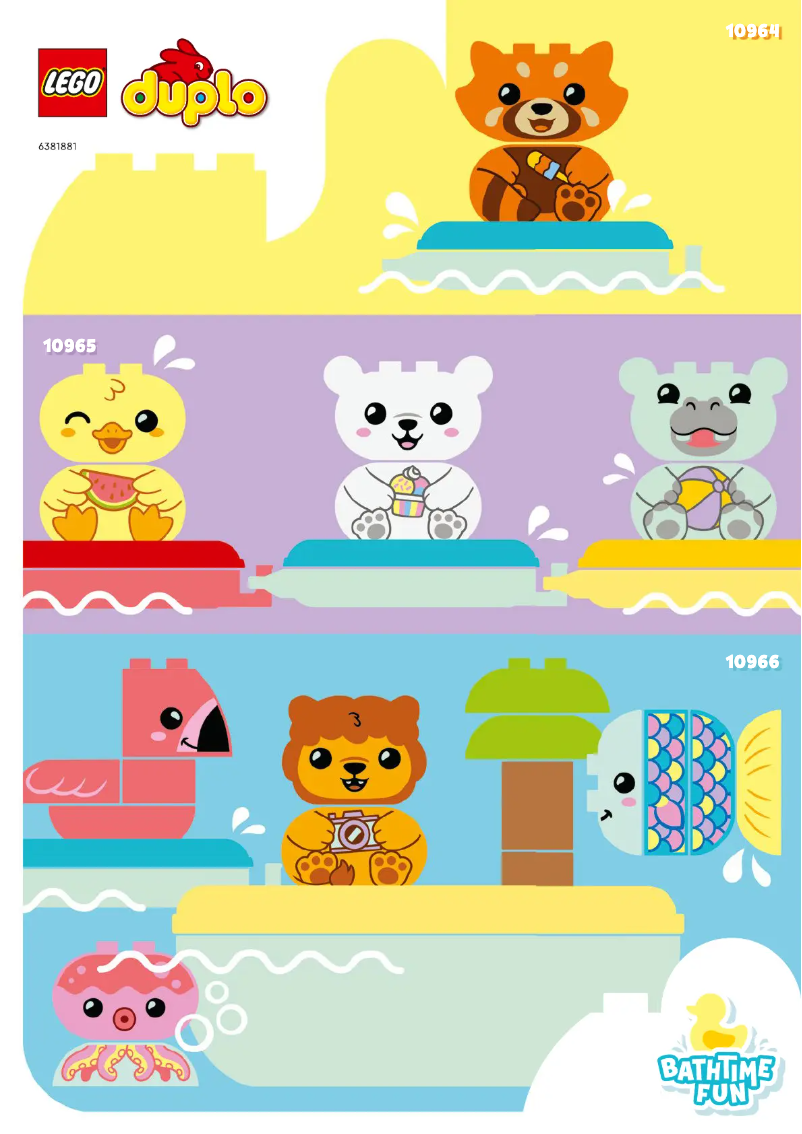 Page n°1 - Manuel utilisateur Lego Duplo 10964