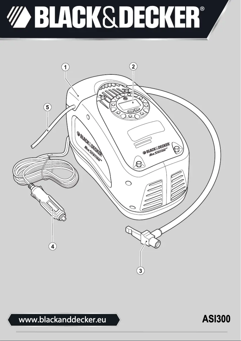 Page n°1 - Manuel utilisateur Black & Decker ASI300