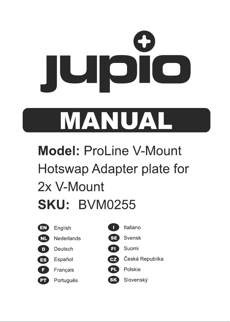 Page n°1 - Manuel utilisateur Jupio BVM0255