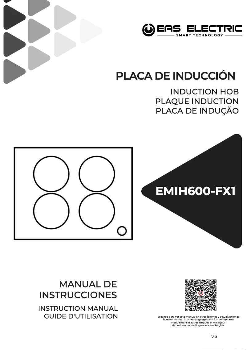 Page n°1 - Manuel utilisateur EAS Electric EMIH600-FX1