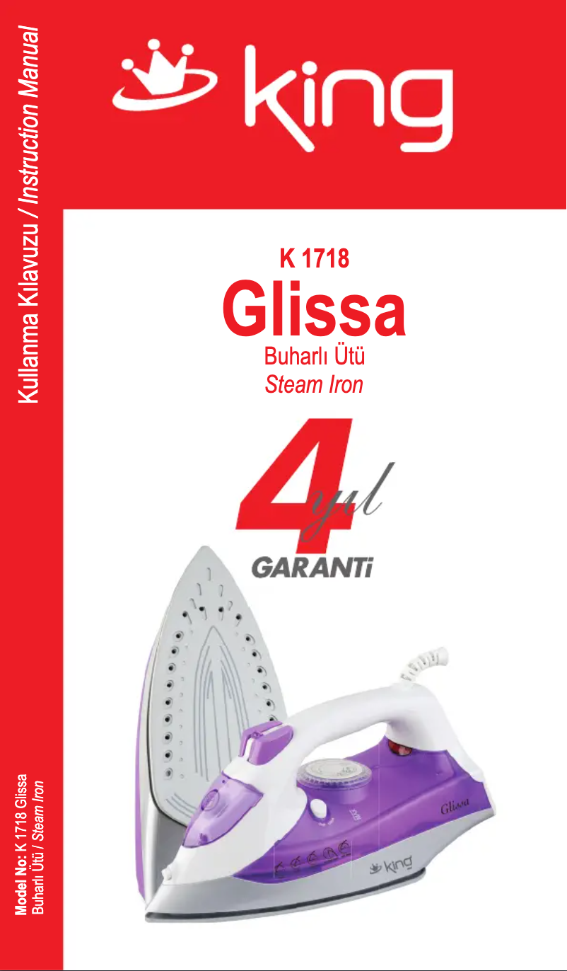 Page 1 de la notice Manuel utilisateur King K 1718