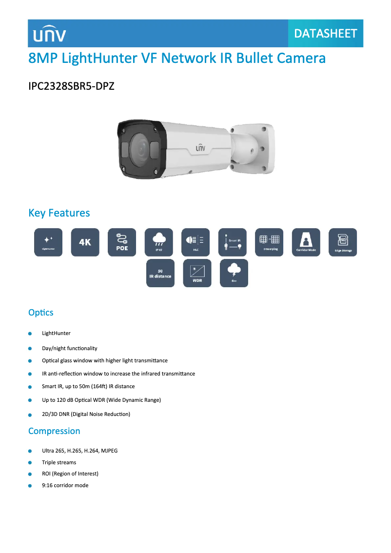 Image de la première page du manuel de l'appareil IPC2328SBR5-DPZ