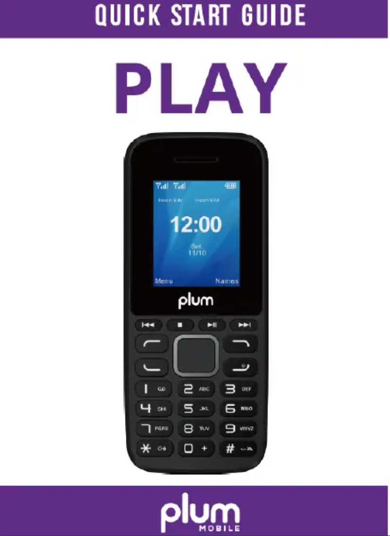 Image de la première page du manuel de l'appareil Play