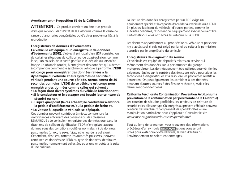 Page 1 de la notice Manuel utilisateur Acura ILX (2015)