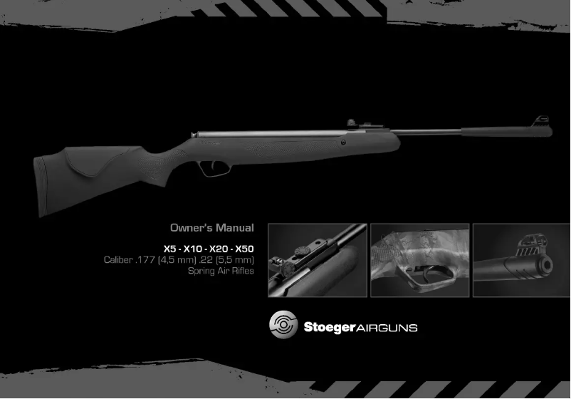 Page 1 de la notice Manuel utilisateur Stoeger X5