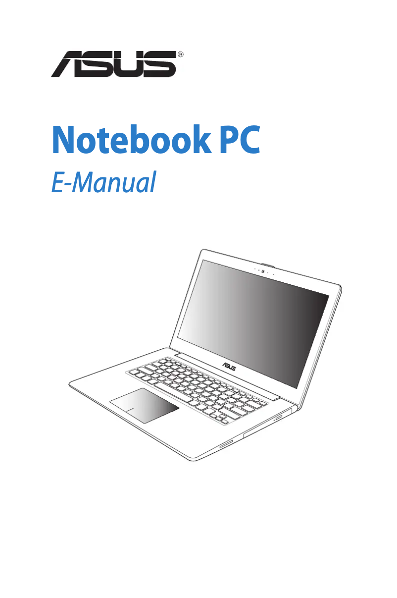 Image de la première page du manuel de l'appareil Zenbook UX42VS
