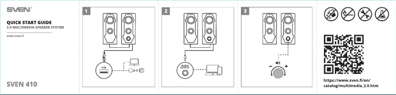 Page n°1 - Guide de démarrage rapide Sven 410