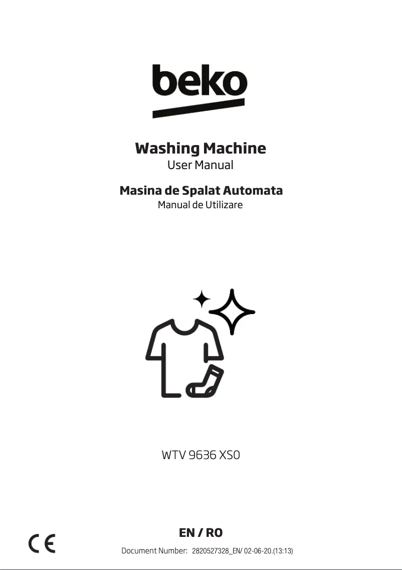 Image de la première page du manuel de l'appareil WTV 9636 XS0