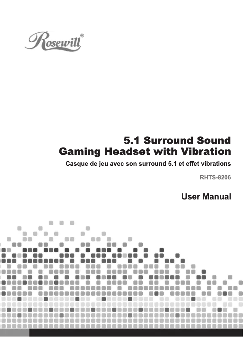 Page 1 de la notice Manuel utilisateur Rosewill RHTS-8206