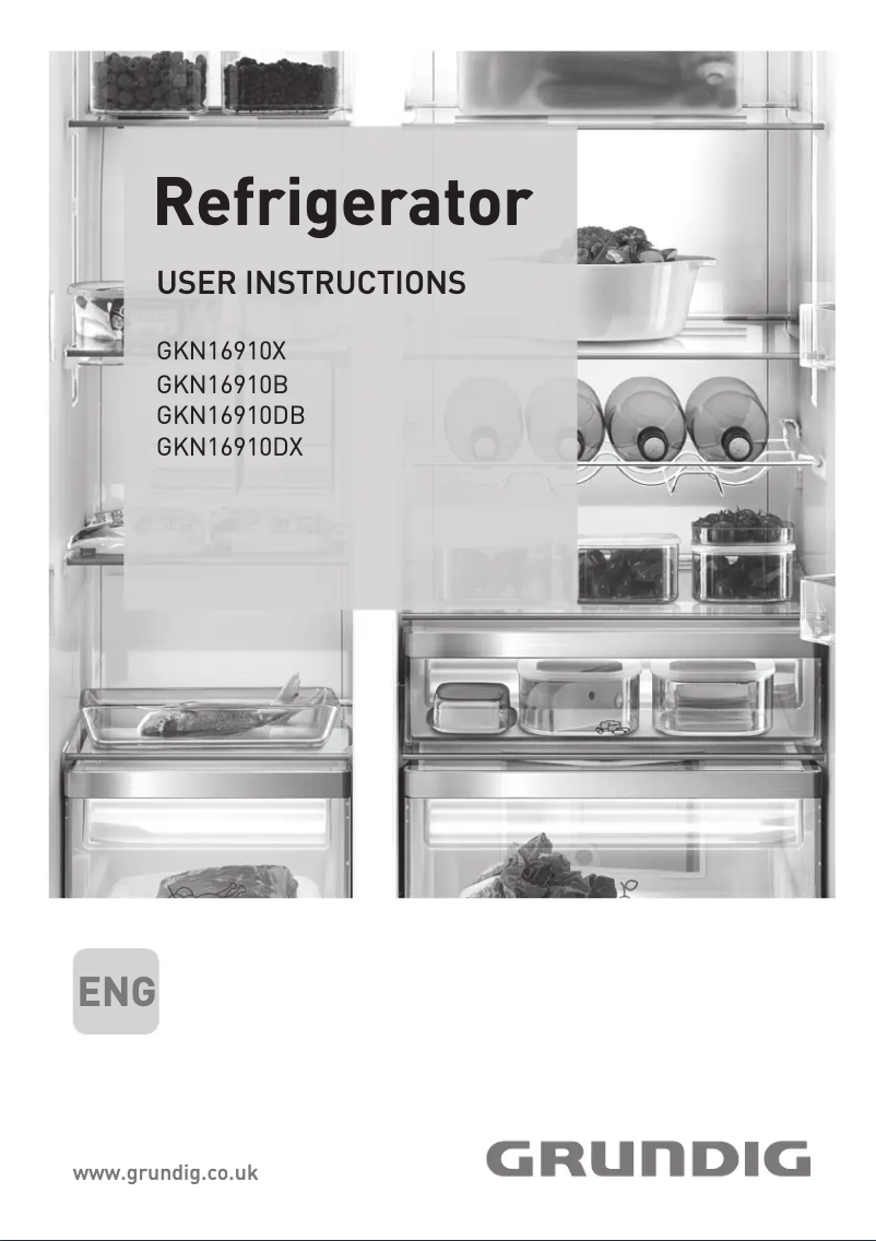 Página 1 del manual Manual de usuario Grundig GKN 16910 B