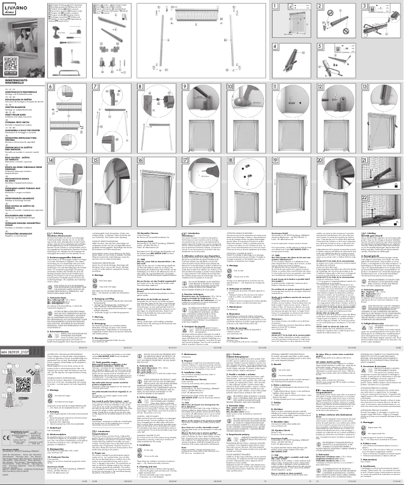 Page 1 de la notice Manuel utilisateur Livarno Lux IAN 383939