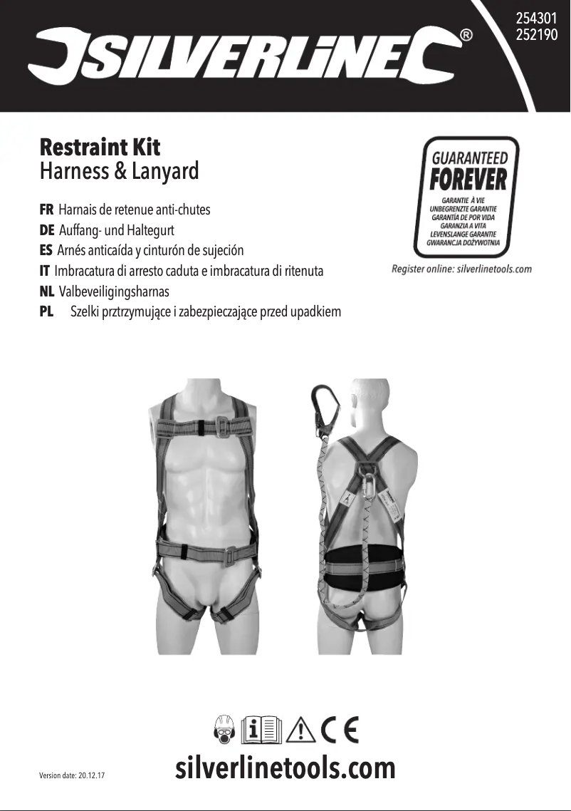 Image de la première page du manuel de l'appareil 254301