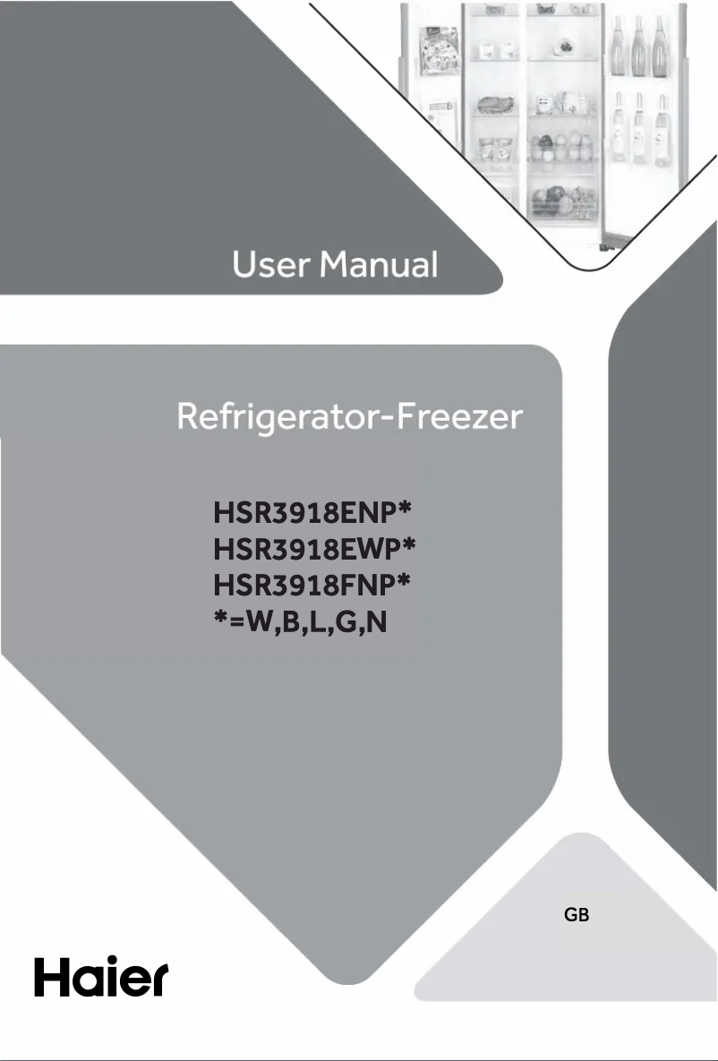 Page n°1 - Label énergétique Haier HSR3918ENPB