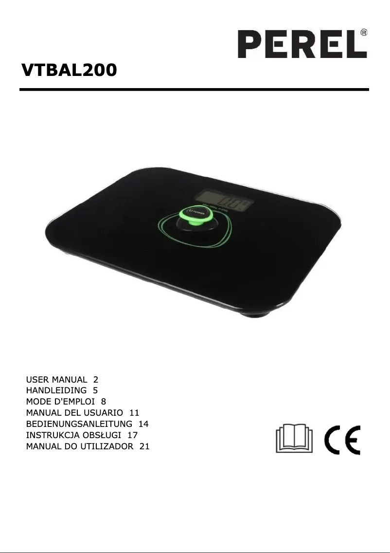 First page image of the manual for VTBAL200