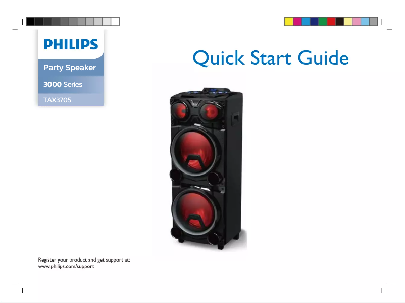 Image de la première page du manuel de l'appareil TAX3705