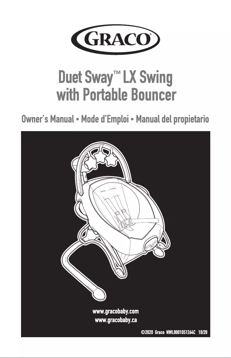 Image de la première page du manuel de l'appareil Soothe 'n Sway LX