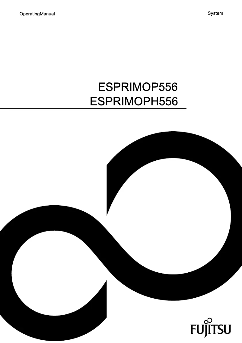 Page n°1 - Manuel utilisateur Fujitsu Esprimo PH556