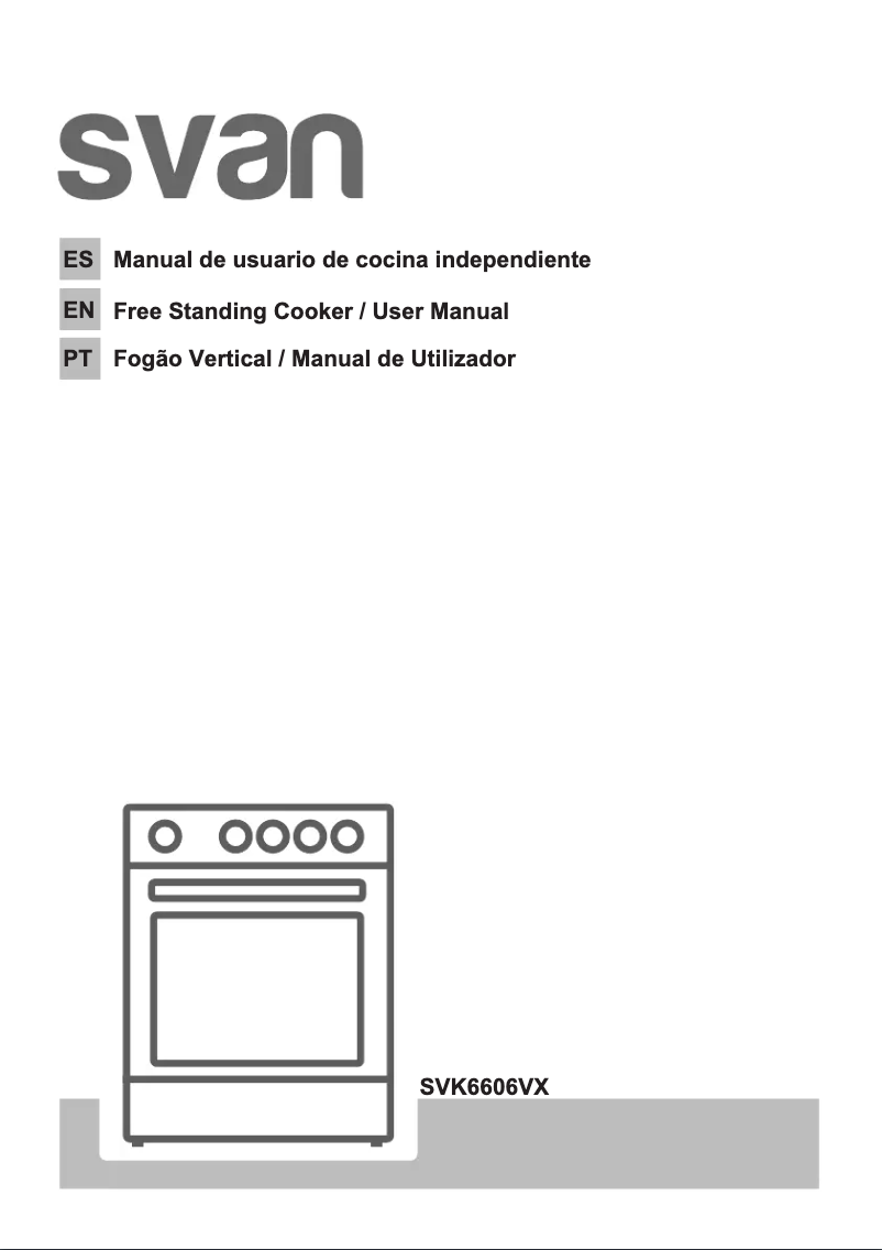 Page 1 de la notice Manuel utilisateur SVAN SVK6606VX