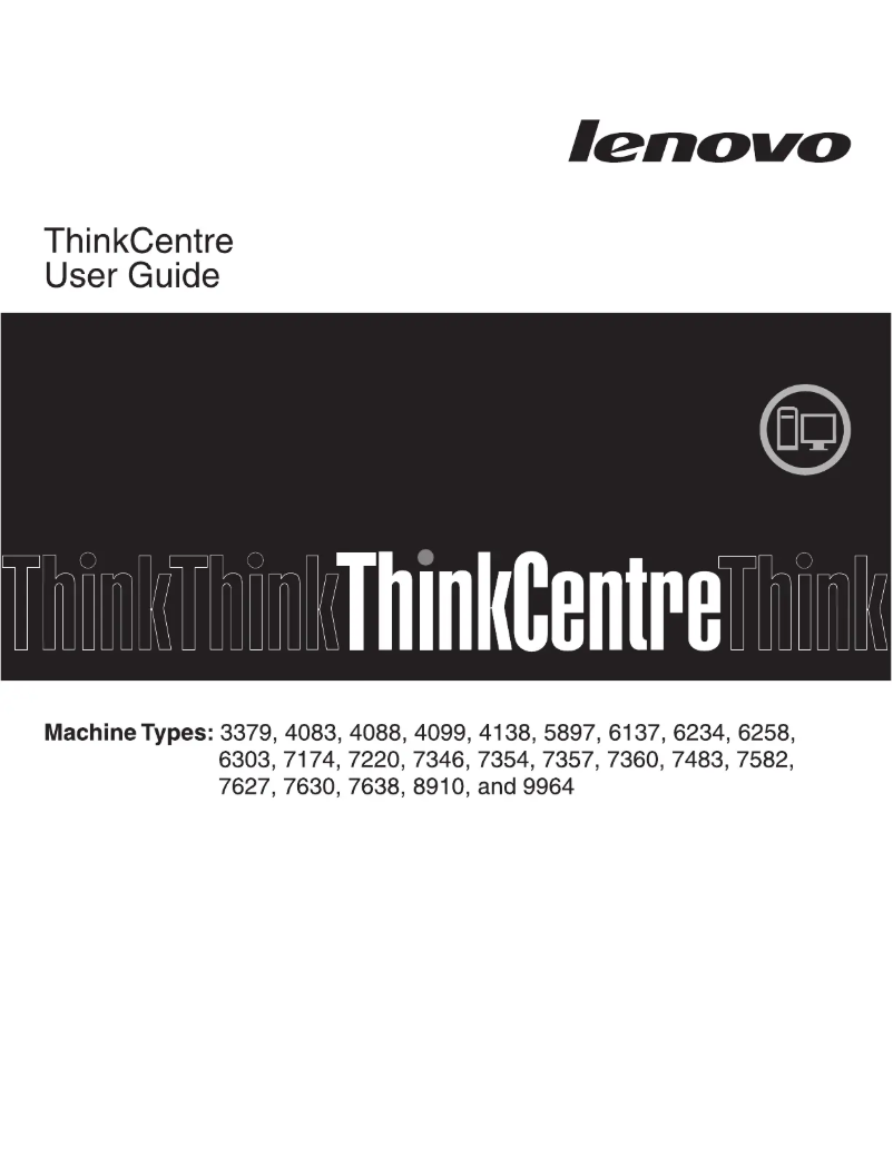 Page 1 de la notice Manuel utilisateur Lenovo ThinkCentre 3379
