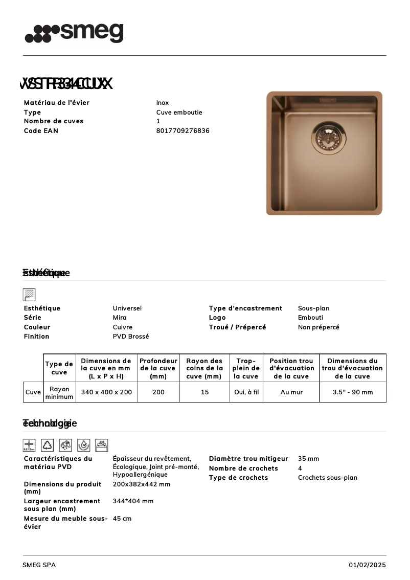 Image de la première page du manuel de l'appareil VSTR34CUX