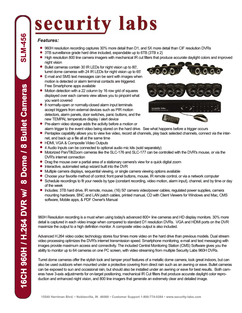 Image de la première page du manuel de l'appareil SLM-456