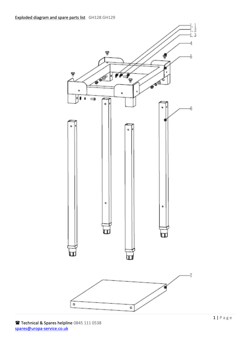 Image de la première page du manuel de l'appareil GH129