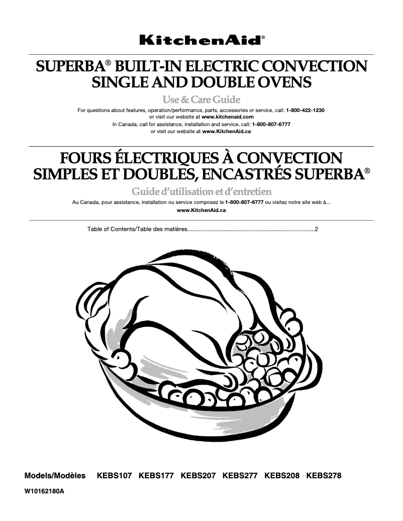 Image de la première page du manuel de l'appareil Architect KEBS208SSS