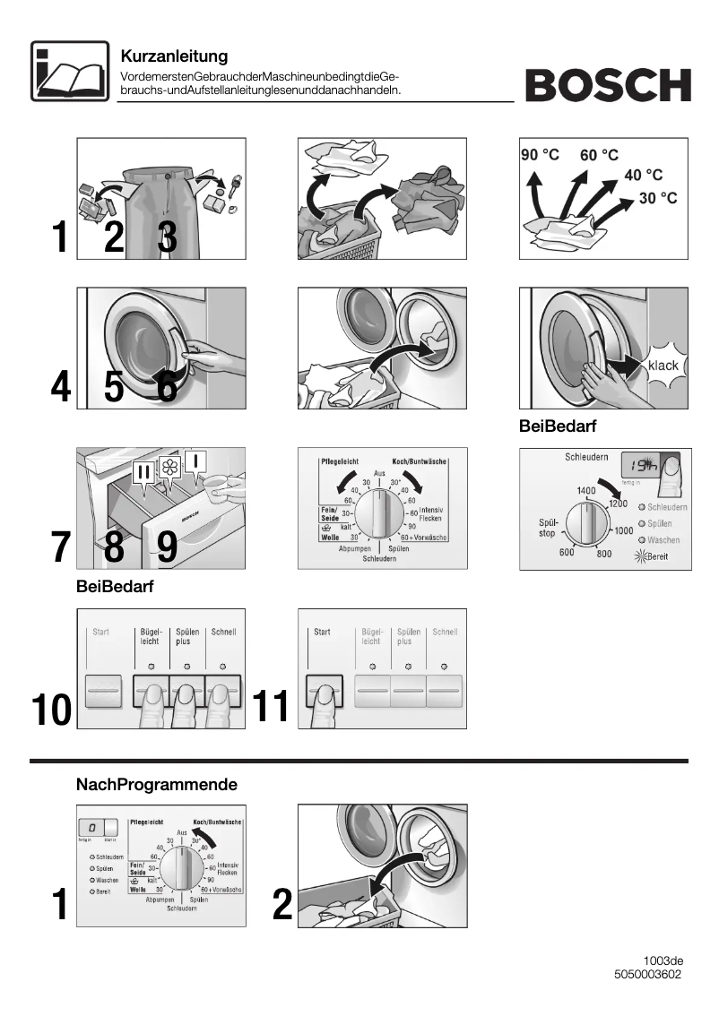 Image de la première page du manuel de l'appareil WFO2881