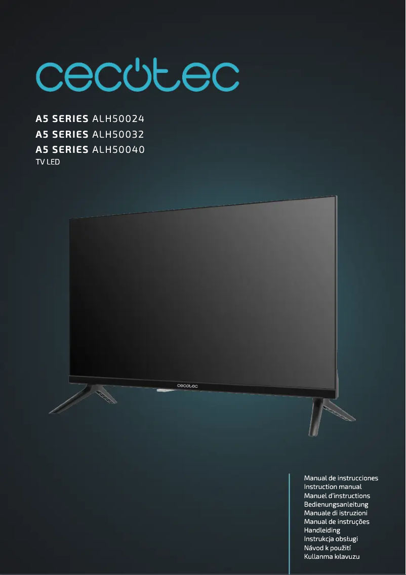 Imagen de la primera página del manual del dispositivo A5 series ALF50040