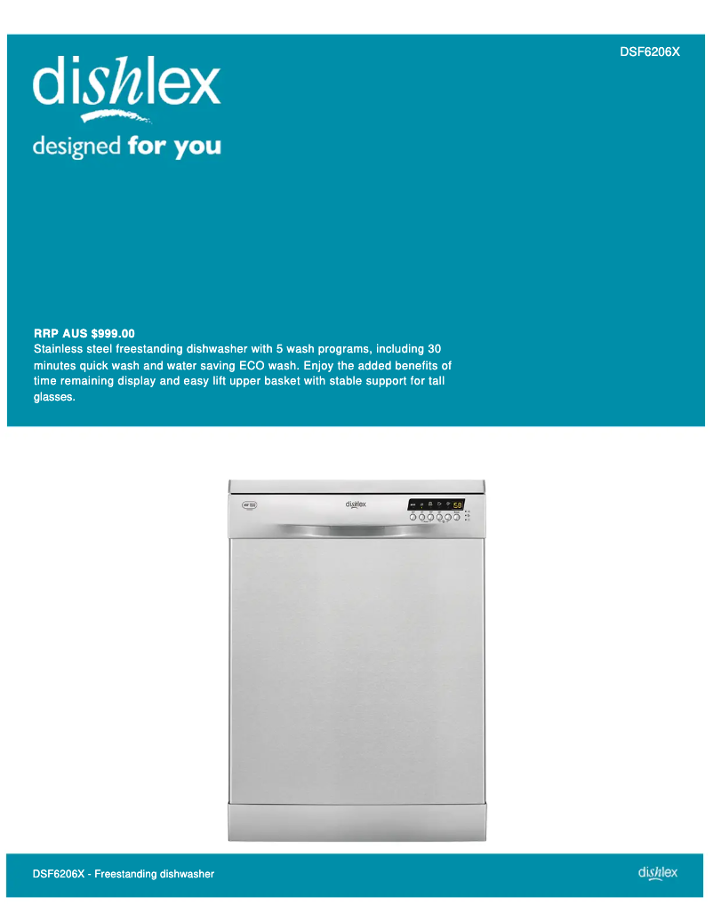 Image de la première page du manuel de l'appareil DSF 6206 X