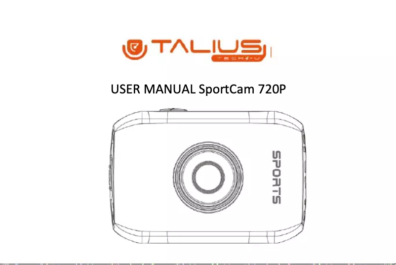 Page n°1 - Manuel utilisateur Talius SportCam 720P