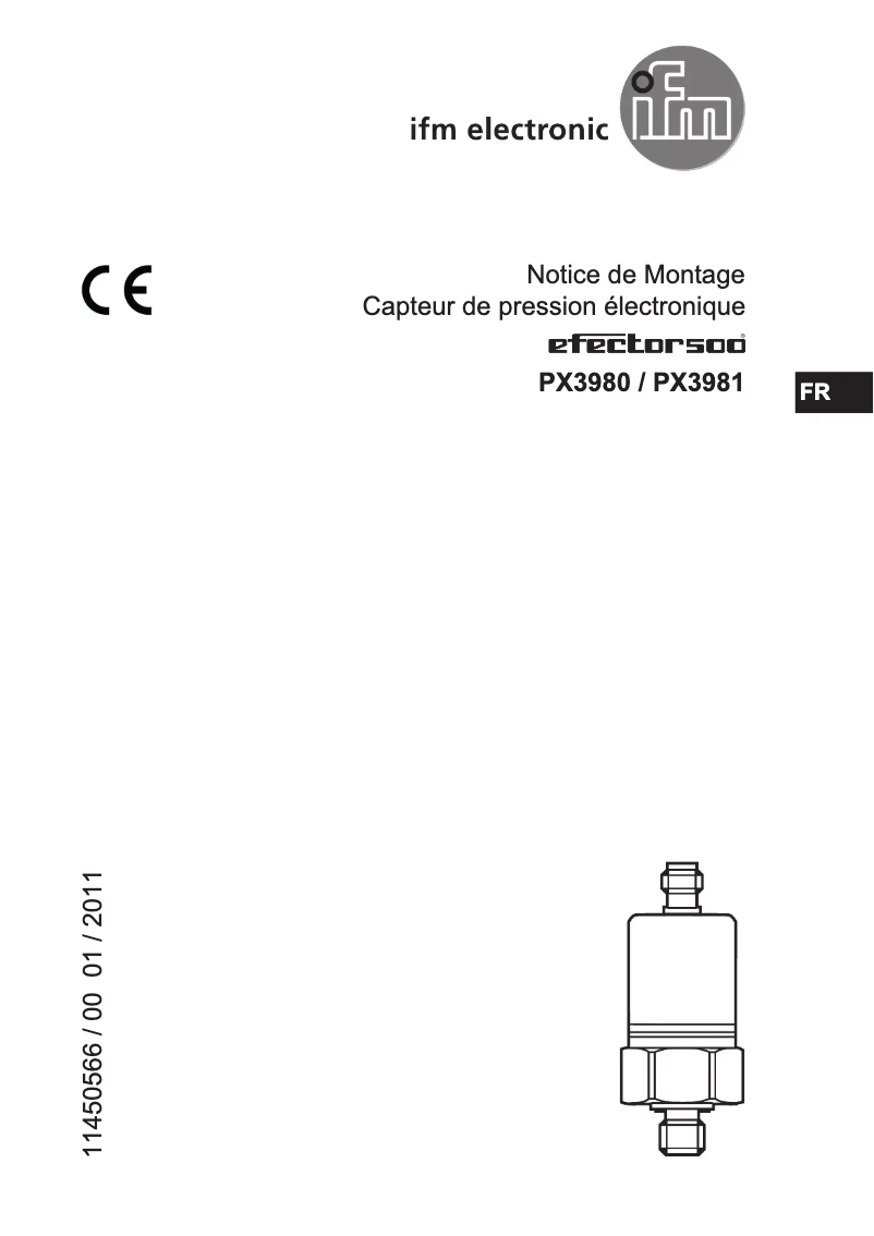 Image de la première page du manuel de l'appareil PX3981