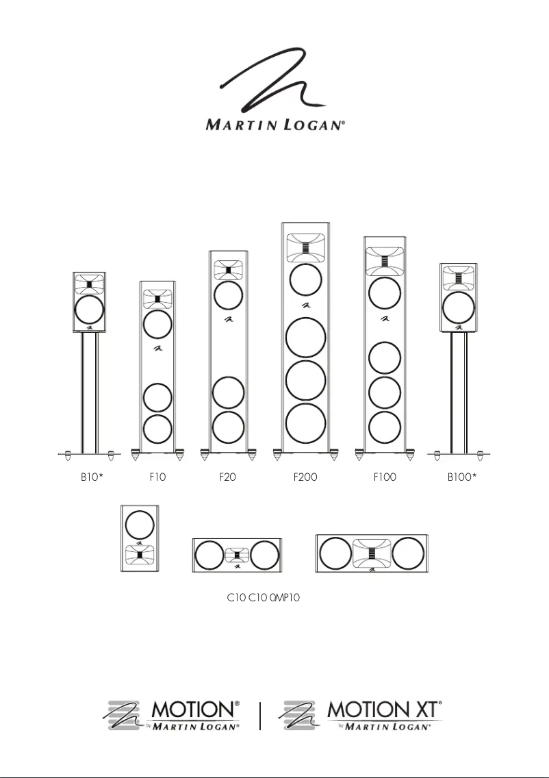 Image de la première page du manuel de l'appareil Motion XT F100