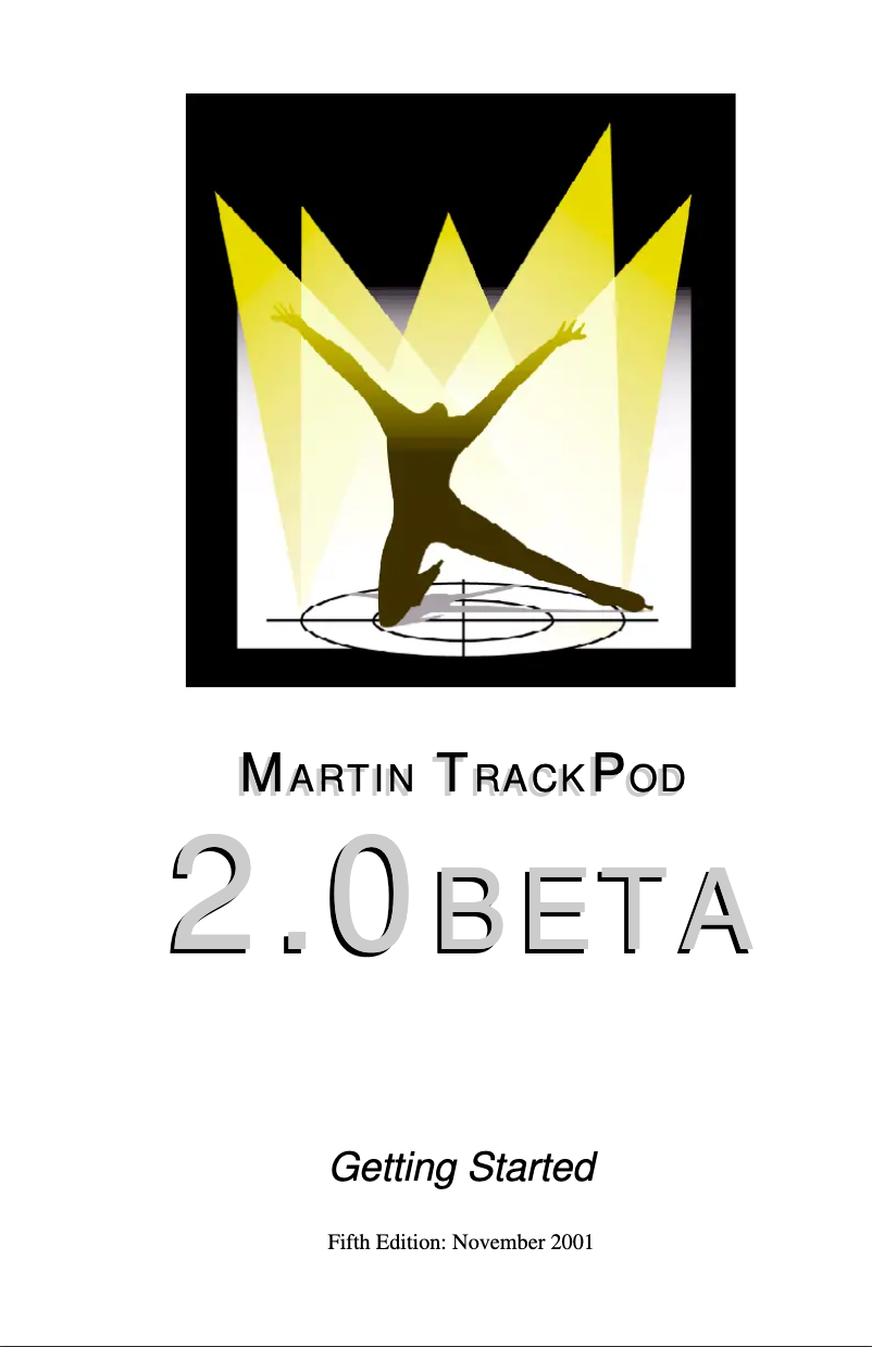 Image de la première page du manuel de l'appareil TrackPod