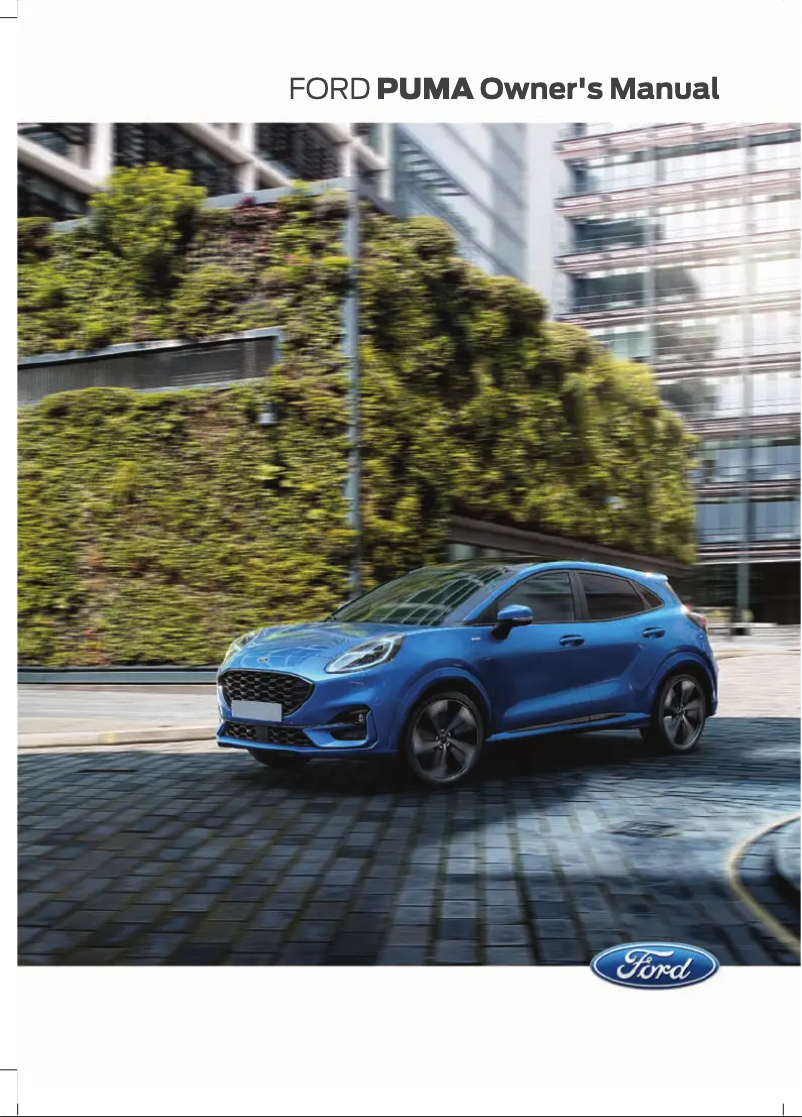 Page 1 de la notice Manuel utilisateur Ford Puma (2021)