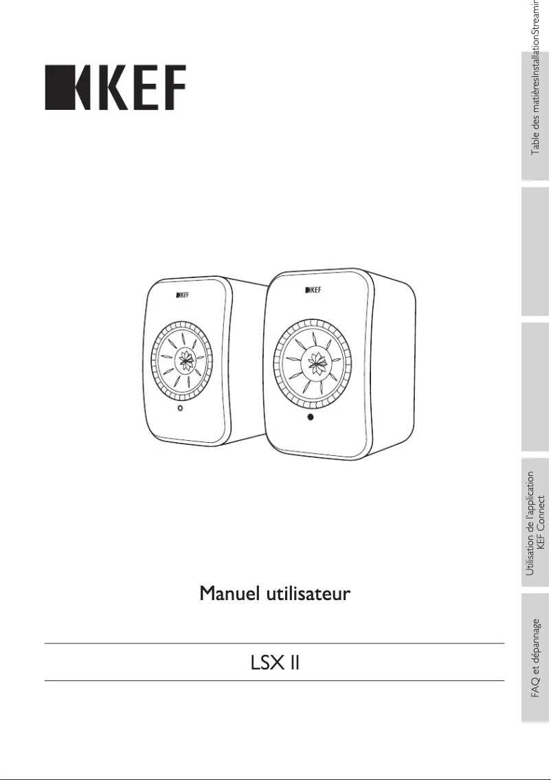Page n°1 - Manuel utilisateur KEF LSX II