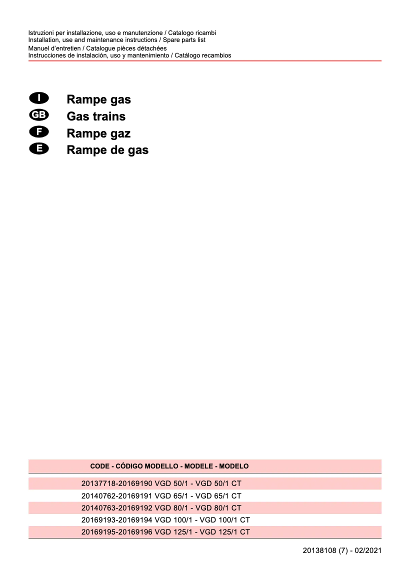 Image de la première page du manuel de l'appareil CRONO 4-G