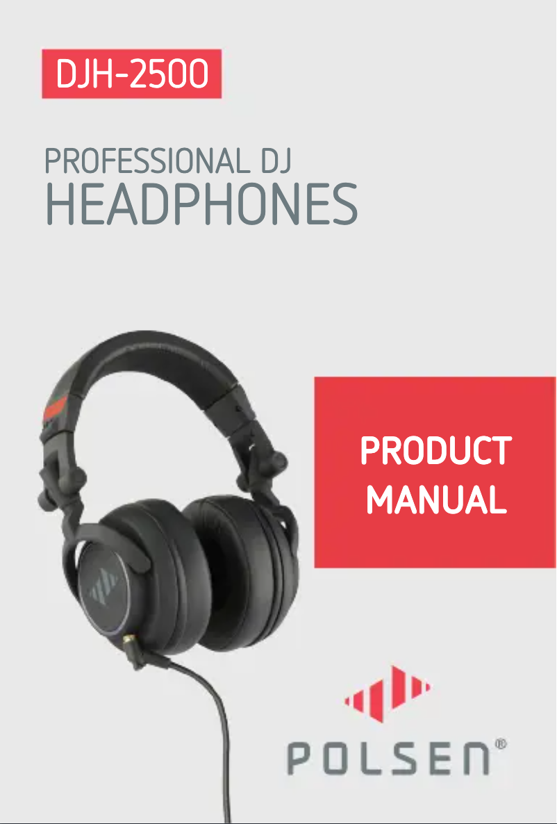 Page 1 de la notice Manuel utilisateur Polsen DJH-2500