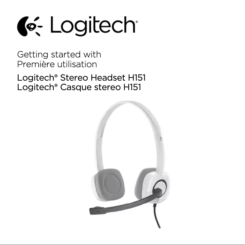 Page n°1 - Manuel utilisateur Logitech H151