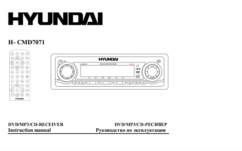 First page image of the manual for H-CMD7071