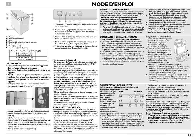 Image de la première page du manuel de l'appareil AFG 6102 M-B WP