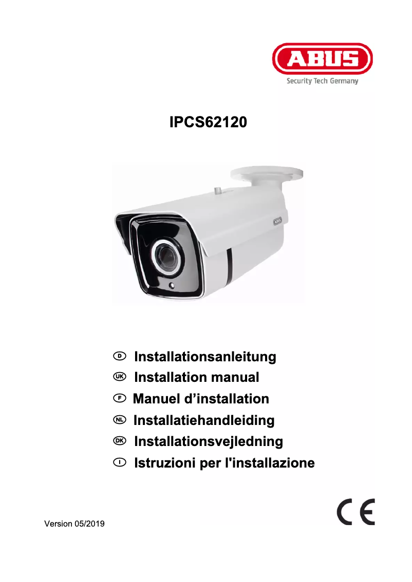 Page n°1 - Mode d'emploi Abus IPCS62120