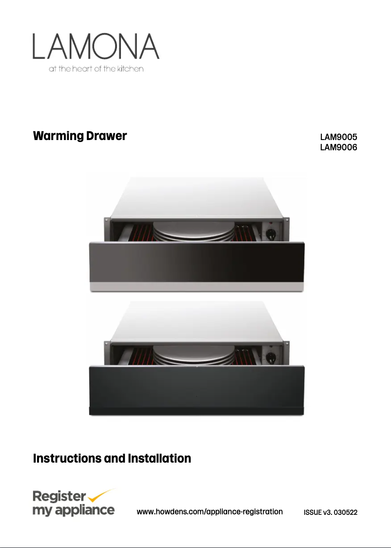 Image de la première page du manuel de l'appareil LAM9006