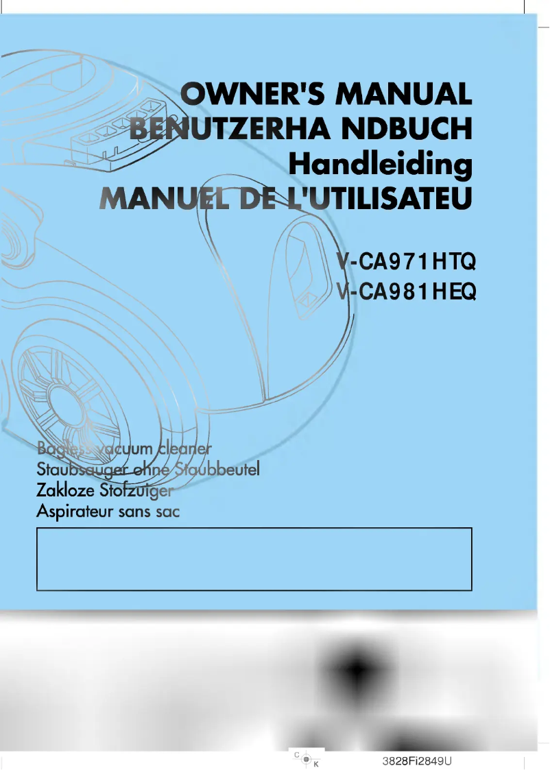 Page 1 de la notice Manuel utilisateur LG V-CA981HEQ