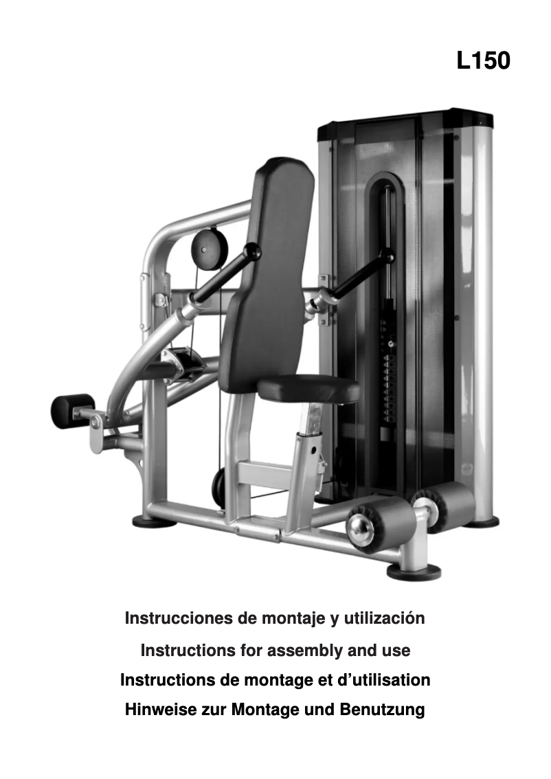 First page image of the manual for L150