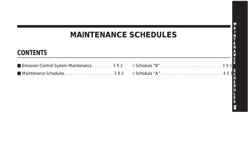 Page 1 de la notice Manuel d'utilisation et d'entretien Jeep Patriot (2007)
