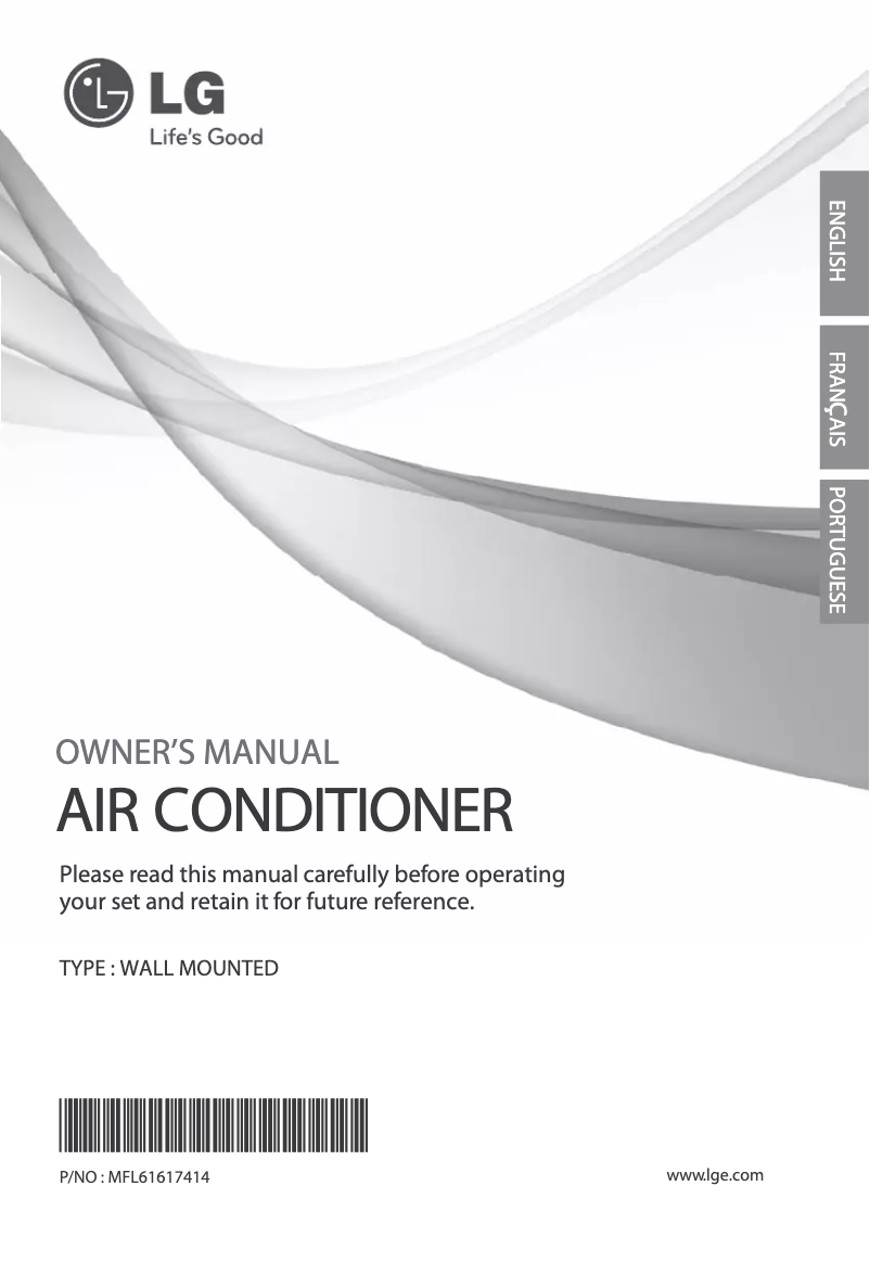 Page 1 de la notice Manuel utilisateur LG HSNC126B4A2