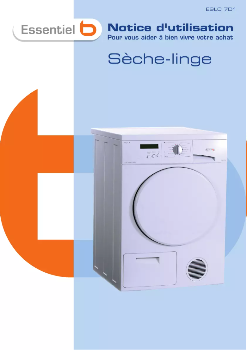 Image de la première page du manuel de l'appareil ESLC 7D1