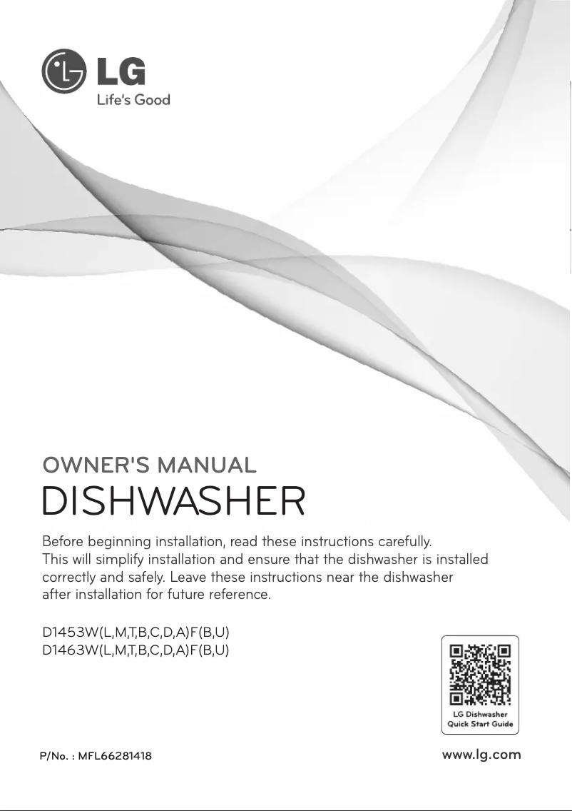 Imagen de la primera página del manual del dispositivo D1453WF